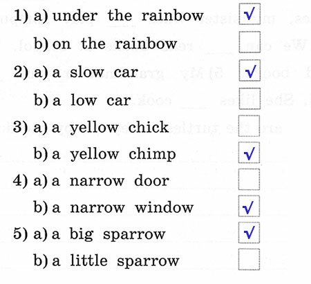 Рабочая тетрадь Rainbow English 3. Unit 3. Step 1